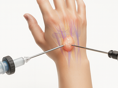 결절종 제거술 이미지